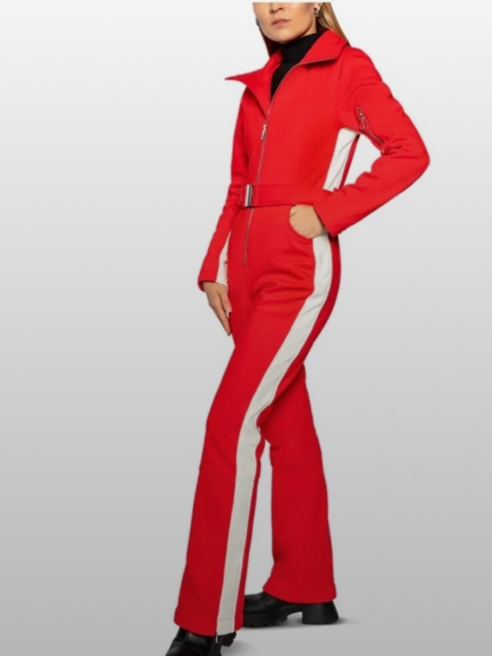 Slope Siren Small S red ski suit one piece ski - Picture 5 of 11